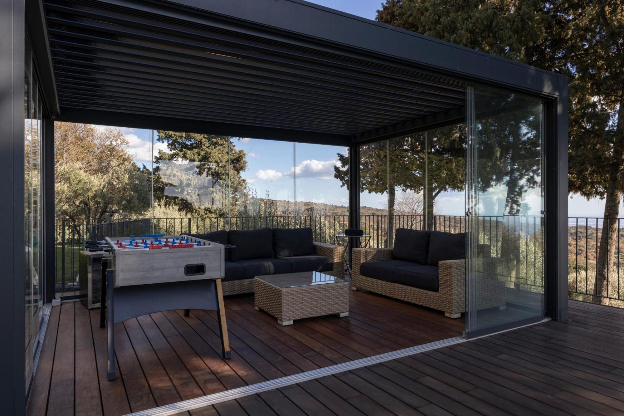 Scialaj Villa Di Lusso Sull'Etna Con Piscina E Vista Mare Ragalna Luaran gambar