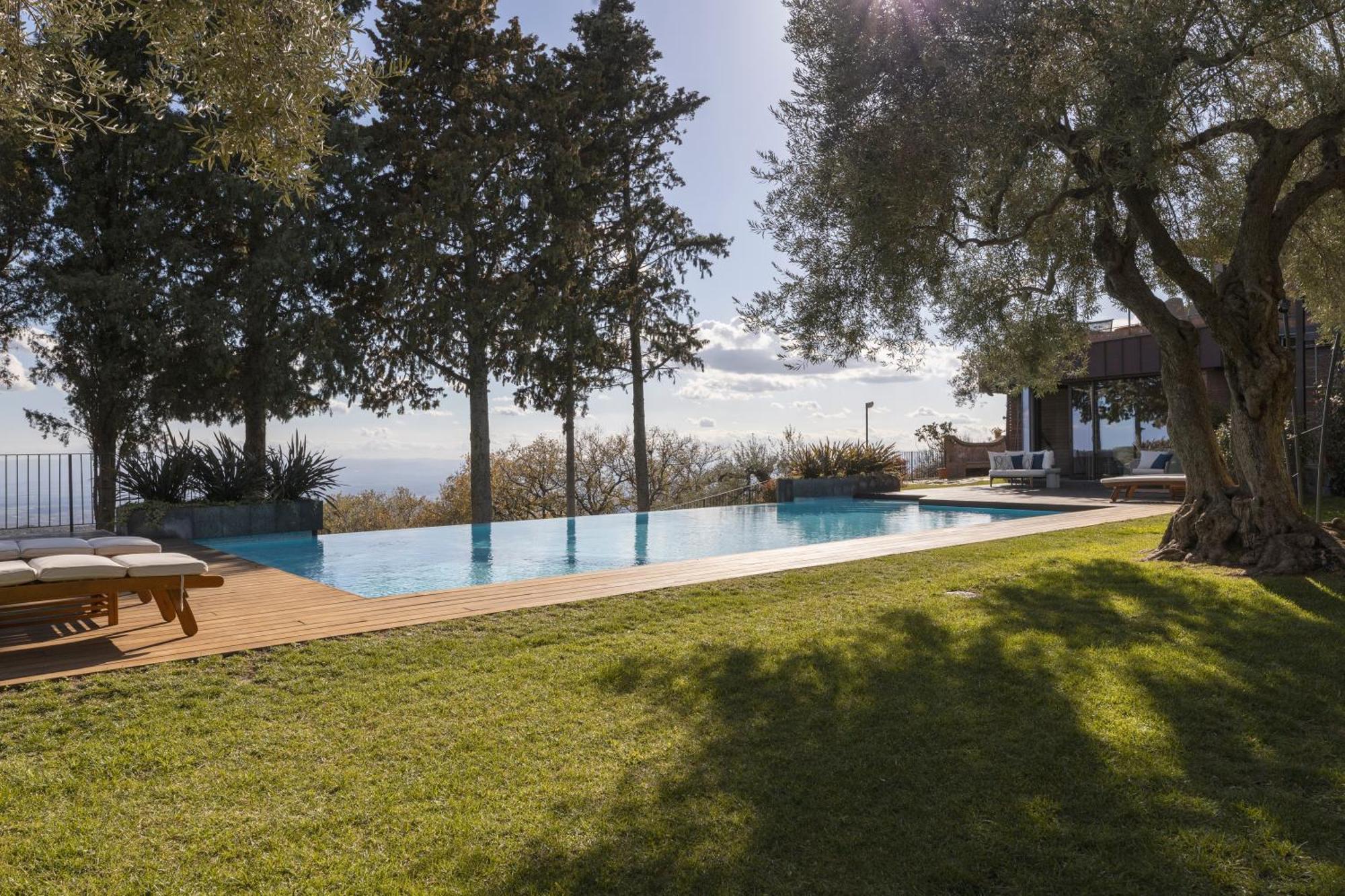 Scialaj Villa Di Lusso Sull'Etna Con Piscina E Vista Mare Ragalna Luaran gambar